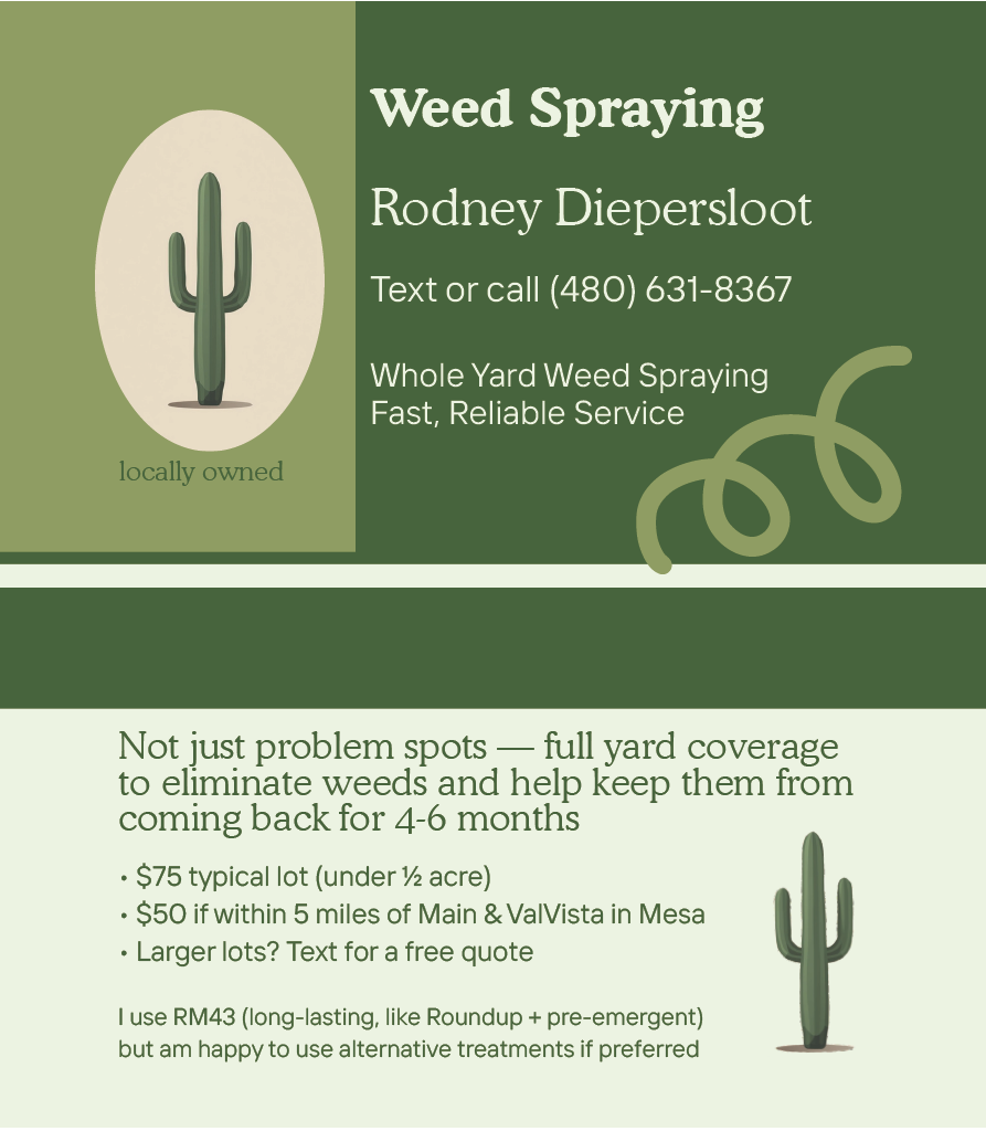 Rodney the Weed Sprayer